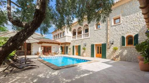 Magnificent mediterranean estate in picturesque majorcan village