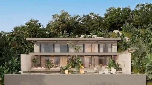 Building plot with project and licence for a modern villa Building plot with project and licence for a modern villa