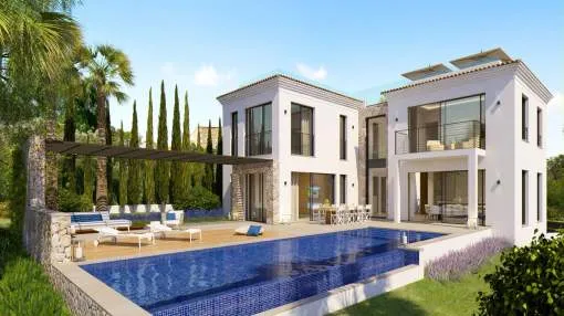 Modern villa with sea views in an exclusive residential area Modern villa with sea views in an exclusive residential area
