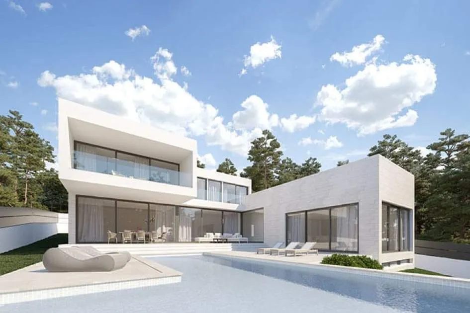 Exclusive modern Villa with fantastic view overlooking the bay of Palma
