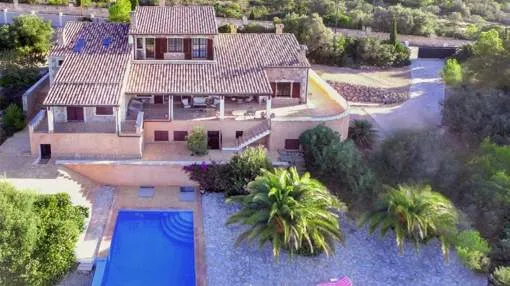 Luxury mediterranean villa with impressive panoramic views