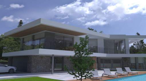 Spacious villa with approved remodelling project in exclusive neighbourhood Spacious villa with approved remodelling project in exclusive neighbourhood