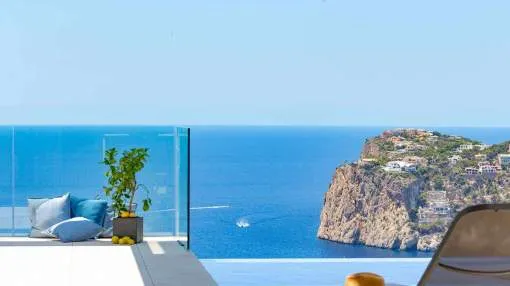 Cala Llamp – Newly built villa ‘Marimont’ with unique design and dream views