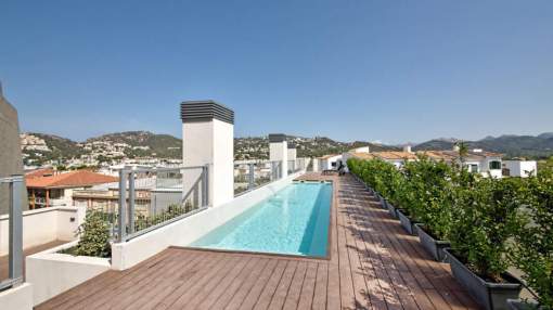 Exclusive penthouse with impressive roof terrace for rent Exclusive penthouse with impressive roof terrace for rent
