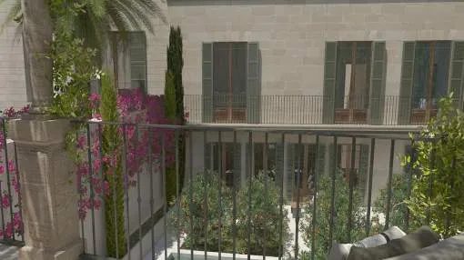 Exclusive duplex appartment with garden in ’s old town