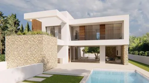 Turnkey villa project close to the harbour and golf course