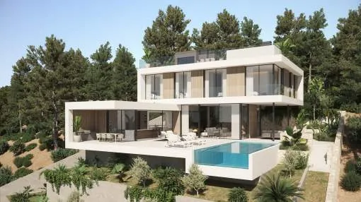 Cala Llamp: Designer villa of the extra class