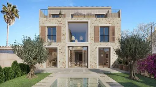Elegant townhouse with wellness area, pool and garden in Elegant townhouse with wellness area, pool and garden in