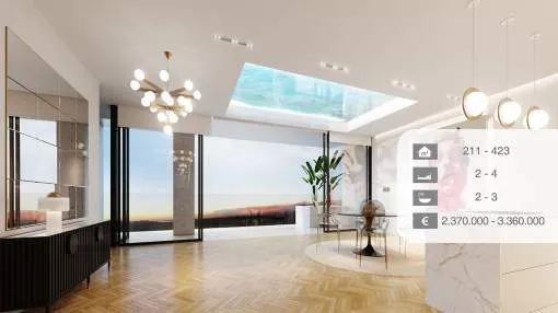Newly constructed residence with luxury penthouses near Portixol Newly constructed residence with luxury penthouses near Portixol