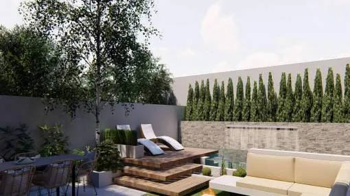 New build terraced house with private swimmingpool New build terraced house with private swimmingpool