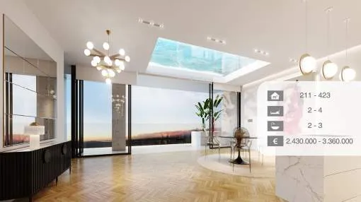 Newly constructed residence with luxury penthouses near Portixol Newly constructed residence with luxury penthouses near Portixol