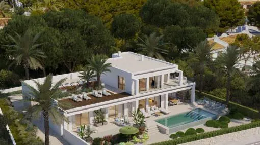 Outstanding villa of modern architecture in 2nd sea line Outstanding villa of modern architecture in 2nd sea line