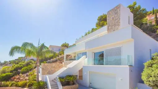 Cala Marmacén: Modern luxury villa with great sea view
