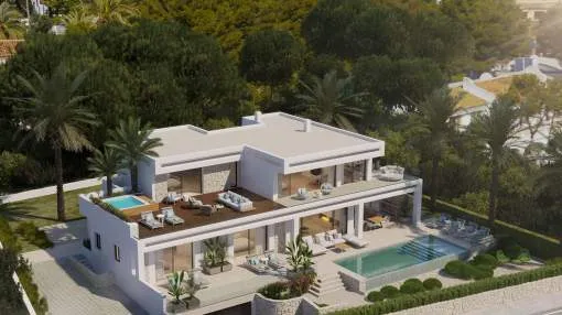 Outstanding villa of modern architecture in 2nd sea line Outstanding villa of modern architecture in 2nd sea line