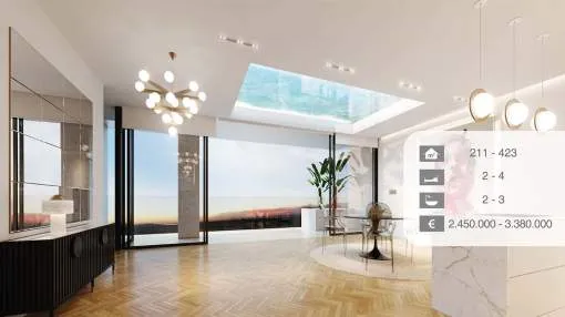 Newly constructed residence with luxury penthouses near Portixol Newly constructed residence with luxury penthouses near Portixol