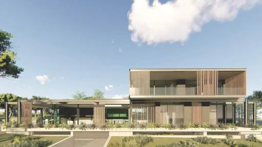 Modern luxury villa in sought-after resident area Modern luxury villa in sought-after resident area