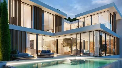 Fantastic new build villa in modern design Fantastic new build villa in modern design