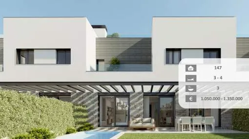 New sustainable luxury townhouse complex