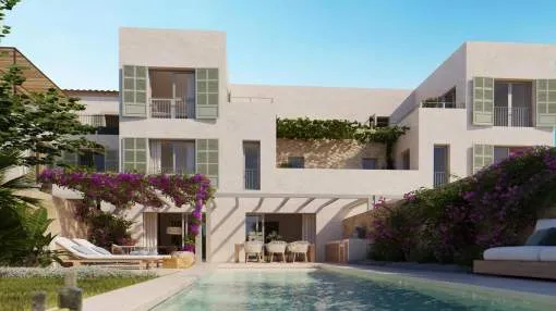Luxurious new-build townhouse with pool and garden in popular Luxurious new-build townhouse with pool and garden in popular