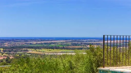 Country style villa with unique sea and panoramic views