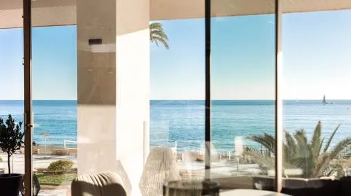 Refurbished luxury apartment on the beach promenade of Portixol