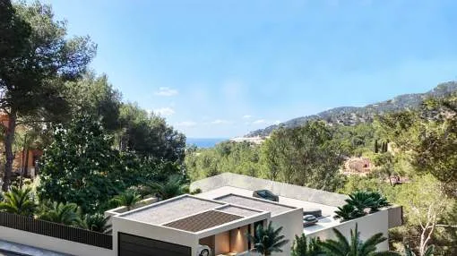 Sea view plot with exclusive villa project