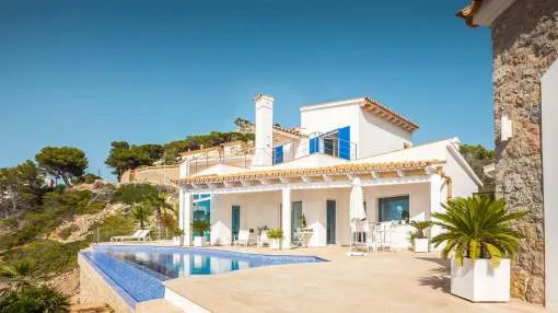 La Mola: Luxury villa Azure in 1st sea line