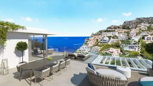 Cala Moragues: Newly built luxury villa t with fantastic sea views