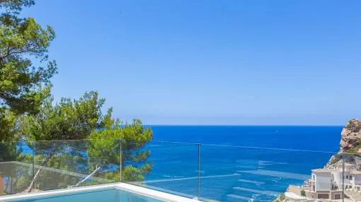 Cala Moragues: Newly built luxury villa with fantastic sea views