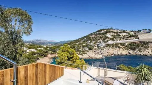 Cala Marmacén: Luxury terraced house with sea access