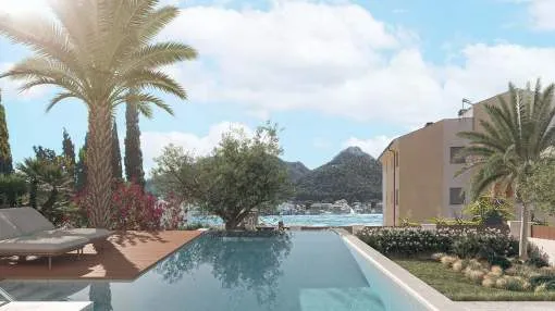 Exclusive plot with building permit and project on the harbour