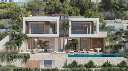 Cala Llamp – Top plot with granted building permit and sea and panoramic views