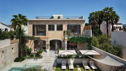 Luxurious townhouse project with garden, pool and separate guest house in Luxurious townhouse project with garden, pool and separate guest house in
