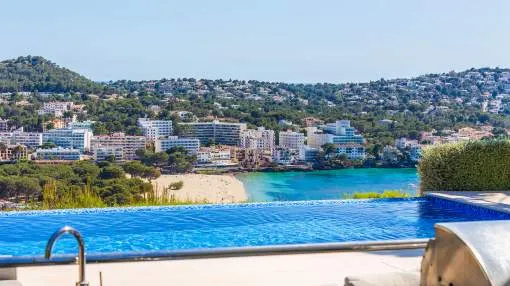 Modern luxury villa with stunning views