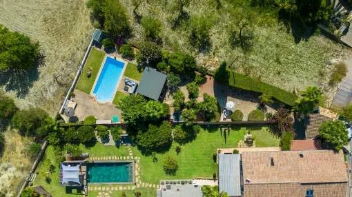 Two village houses in idyllic surrounding close to the coast