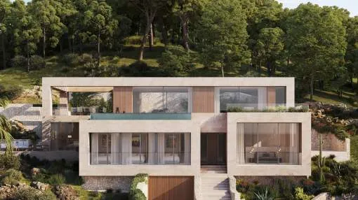 Exceptional designer villa with top of the range interior